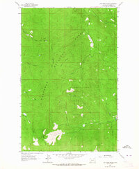 Download a high-resolution, GPS-compatible USGS topo map for Lost Creek Divide, MT (1964 edition)