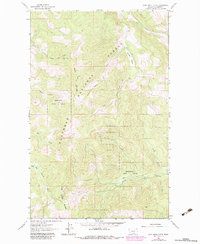 Download a high-resolution, GPS-compatible USGS topo map for Lost Creek Divide, MT (1983 edition)
