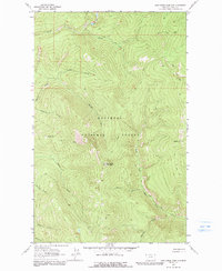 Download a high-resolution, GPS-compatible USGS topo map for Lost Horse Mountain, MT (1991 edition)