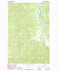 Download a high-resolution, GPS-compatible USGS topo map for Lozeau, MT (1985 edition)
