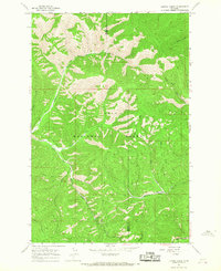 Download a high-resolution, GPS-compatible USGS topo map for Lupine Creek, MT (1967 edition)