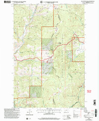 Download a high-resolution, GPS-compatible USGS topo map for Macdonald Pass, MT (2004 edition)