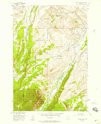 Download a high-resolution, GPS-compatible USGS topo map for Mackay Ranch, MT (1957 edition)