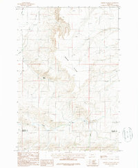 Download a high-resolution, GPS-compatible USGS topo map for Madison Plateau, MT (1987 edition)