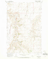 Download a high-resolution, GPS-compatible USGS topo map for Mahoney Hill, MT (1968 edition)