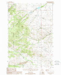 Download a high-resolution, GPS-compatible USGS topo map for Maltbys Mound, MT (1988 edition)