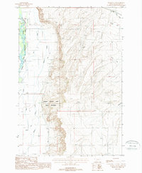 Download a high-resolution, GPS-compatible USGS topo map for Manhattan SW, MT (1988 edition)