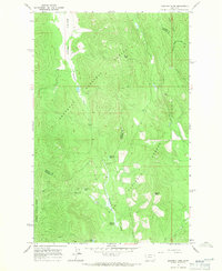 Download a high-resolution, GPS-compatible USGS topo map for Mantrap Fork, MT (1971 edition)