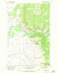 Download a high-resolution, GPS-compatible USGS topo map for Marcum Mountain, MT (1971 edition)
