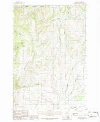 Download a high-resolution, GPS-compatible USGS topo map for Maudlow, MT (1986 edition)