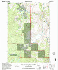 Download a high-resolution, GPS-compatible USGS topo map for Maukey Gulch, MT (1998 edition)