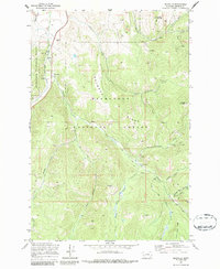 Download a high-resolution, GPS-compatible USGS topo map for Maxville, MT (1987 edition)