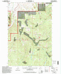 Download a high-resolution, GPS-compatible USGS topo map for Maxville, MT (1998 edition)