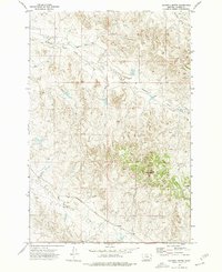 Download a high-resolution, GPS-compatible USGS topo map for Maxwell Butte, MT (1976 edition)