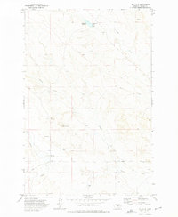 Download a high-resolution, GPS-compatible USGS topo map for Mc Cloud, MT (1975 edition)