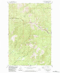 preview thumbnail of historical topo map of Missoula County, MT in 1984