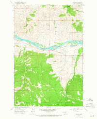 Download a high-resolution, GPS-compatible USGS topo map for Mc Donald, MT (1966 edition)