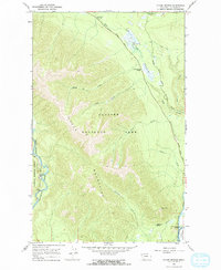 preview thumbnail of historical topo map of Flathead County, MT in 1966