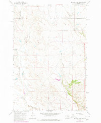 Download a high-resolution, GPS-compatible USGS topo map for Mc Ginnis Butte SE, MT (1980 edition)