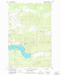 Download a high-resolution, GPS-compatible USGS topo map for Mc Gregor Peak, MT (1984 edition)