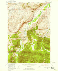 Download a high-resolution, GPS-compatible USGS topo map for Mc Leod Basin, MT (1958 edition)