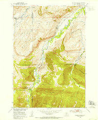 Download a high-resolution, GPS-compatible USGS topo map for Mc Leod Basin, MT (1953 edition)