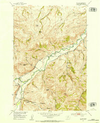 Download a high-resolution, GPS-compatible USGS topo map for Mc Leod, MT (1953 edition)
