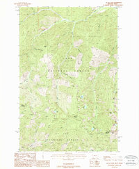 Download a high-resolution, GPS-compatible USGS topo map for McGee Peak, MT (1988 edition)