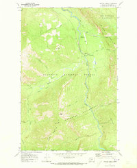 Download a high-resolution, GPS-compatible USGS topo map for Meadow Creek, MT (1973 edition)
