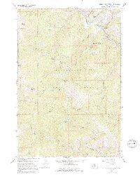 preview thumbnail of historical topo map of Ravalli County, MT in 1965