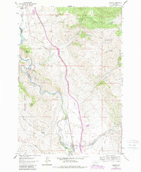 Download a high-resolution, GPS-compatible USGS topo map for Melrose, MT (1989 edition)