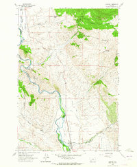 Download a high-resolution, GPS-compatible USGS topo map for Melrose, MT (1964 edition)