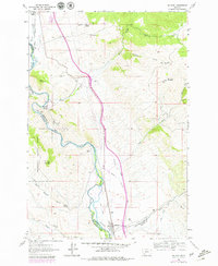 Download a high-resolution, GPS-compatible USGS topo map for Melrose, MT (1979 edition)