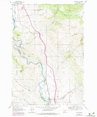 Download a high-resolution, GPS-compatible USGS topo map for Melrose, MT (1984 edition)