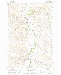 Download a high-resolution, GPS-compatible USGS topo map for Melstone NE, MT (1980 edition)
