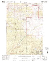 preview thumbnail of historical topo map of Sweet Grass County, MT in 1996
