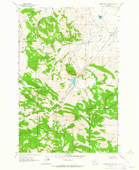 Download a high-resolution, GPS-compatible USGS topo map for Middle Creek Lake, MT (1964 edition)