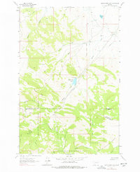 Download a high-resolution, GPS-compatible USGS topo map for Middle Creek Lake, MT (1978 edition)