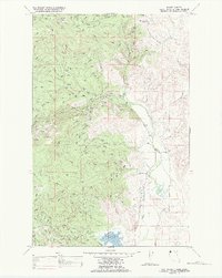 Download a high-resolution, GPS-compatible USGS topo map for Mill Pocket Creek, MT (1989 edition)