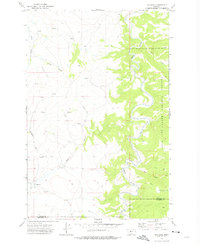 Download a high-resolution, GPS-compatible USGS topo map for Millegan, MT (1975 edition)