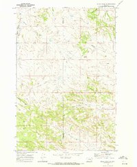 Download a high-resolution, GPS-compatible USGS topo map for Miller Creek SW, MT (1972 edition)