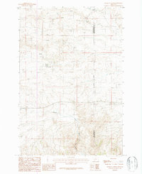 Download a high-resolution, GPS-compatible USGS topo map for Milligan Canyon, MT (1987 edition)