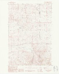 Download a high-resolution, GPS-compatible USGS topo map for Milligan Canyon, MT (1987 edition)