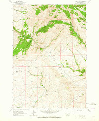 Download a high-resolution, GPS-compatible USGS topo map for Mine Gulch, MT (1964 edition)