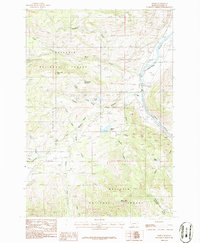 Download a high-resolution, GPS-compatible USGS topo map for Miner, MT (1986 edition)
