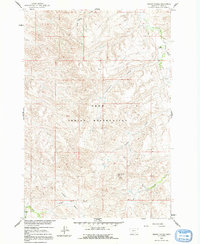 Download a high-resolution, GPS-compatible USGS topo map for Mission Coulee, MT (1992 edition)