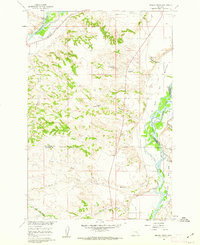 Download a high-resolution, GPS-compatible USGS topo map for Mission Creek, MT (1962 edition)