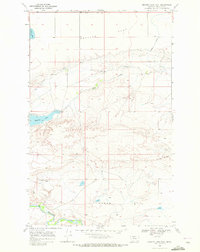 Download a high-resolution, GPS-compatible USGS topo map for Mission Lake East, MT (1972 edition)