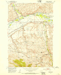 Download a high-resolution, GPS-compatible USGS topo map for Mission, MT (1953 edition)