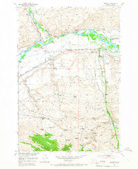 Download a high-resolution, GPS-compatible USGS topo map for Mission, MT (1966 edition)